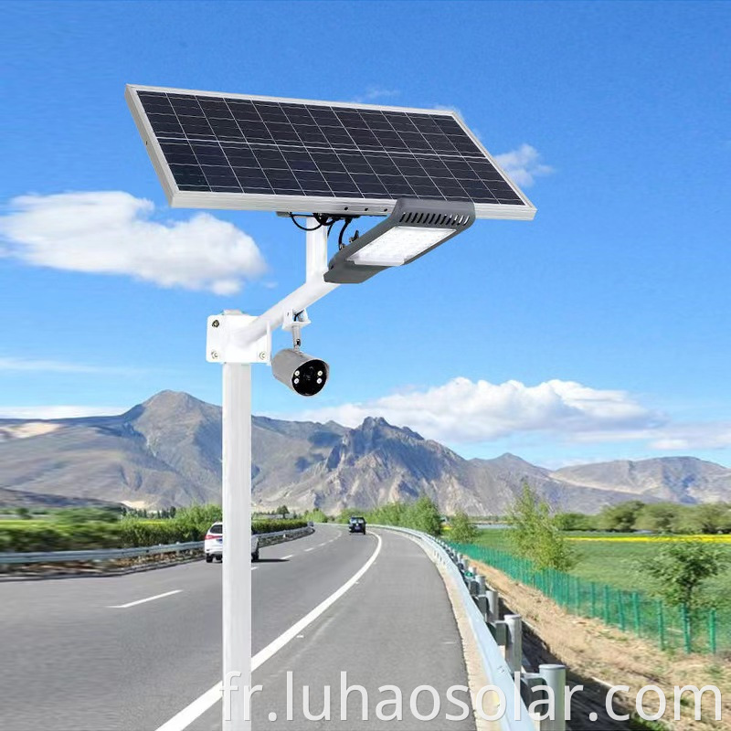 Outdoor Security Camera With Solar Street Lights